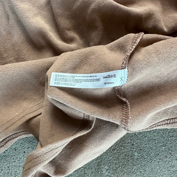 Free People Beach Perth Barrel Tee Shirt Midi Dress in Brown Size XL Bohemian - Picture 8 of 9